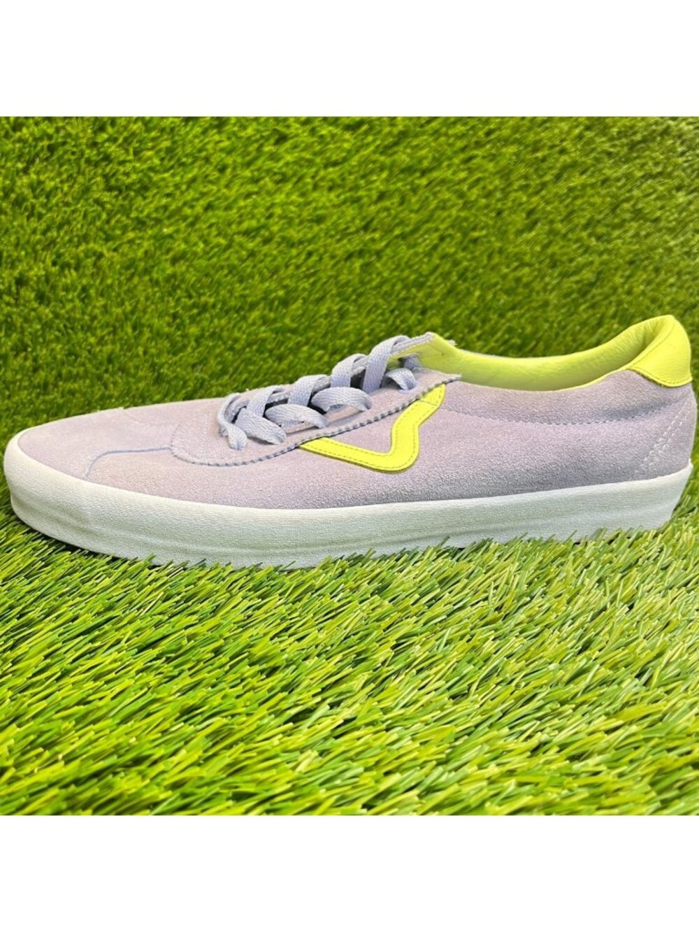Vans Sport Low Mens Size 9 Womens 10.5 Purple Yellow Athletic Shoes Sneakers - Picture 4 of 12